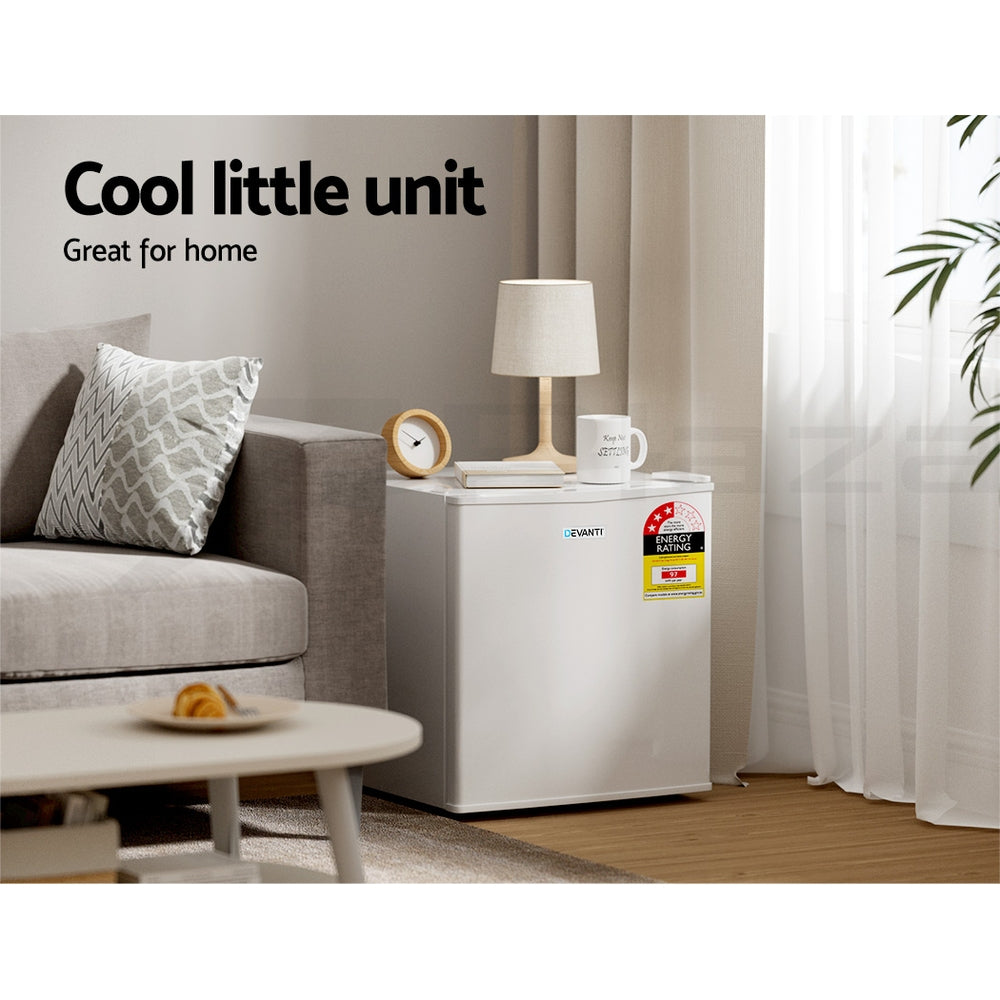 Devanti 48L Bar Fridge White 4