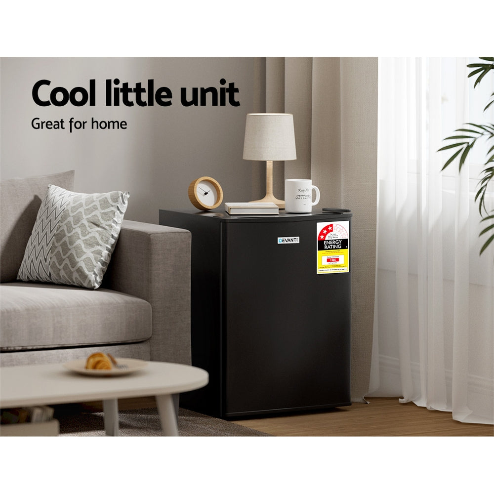 Devanti 70L Bar Fridge Black 4