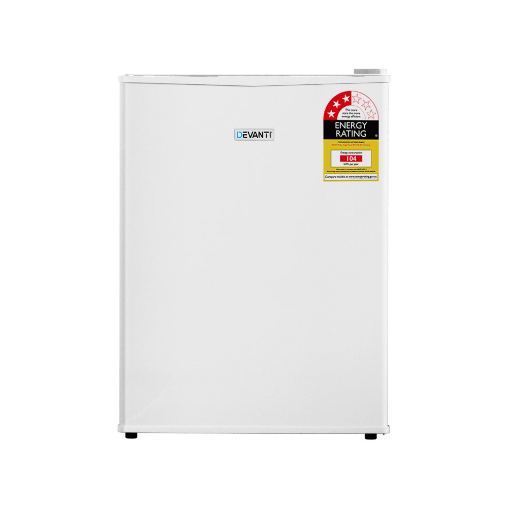 Devanti 70L Portable Mini Bar Fridge - White 3