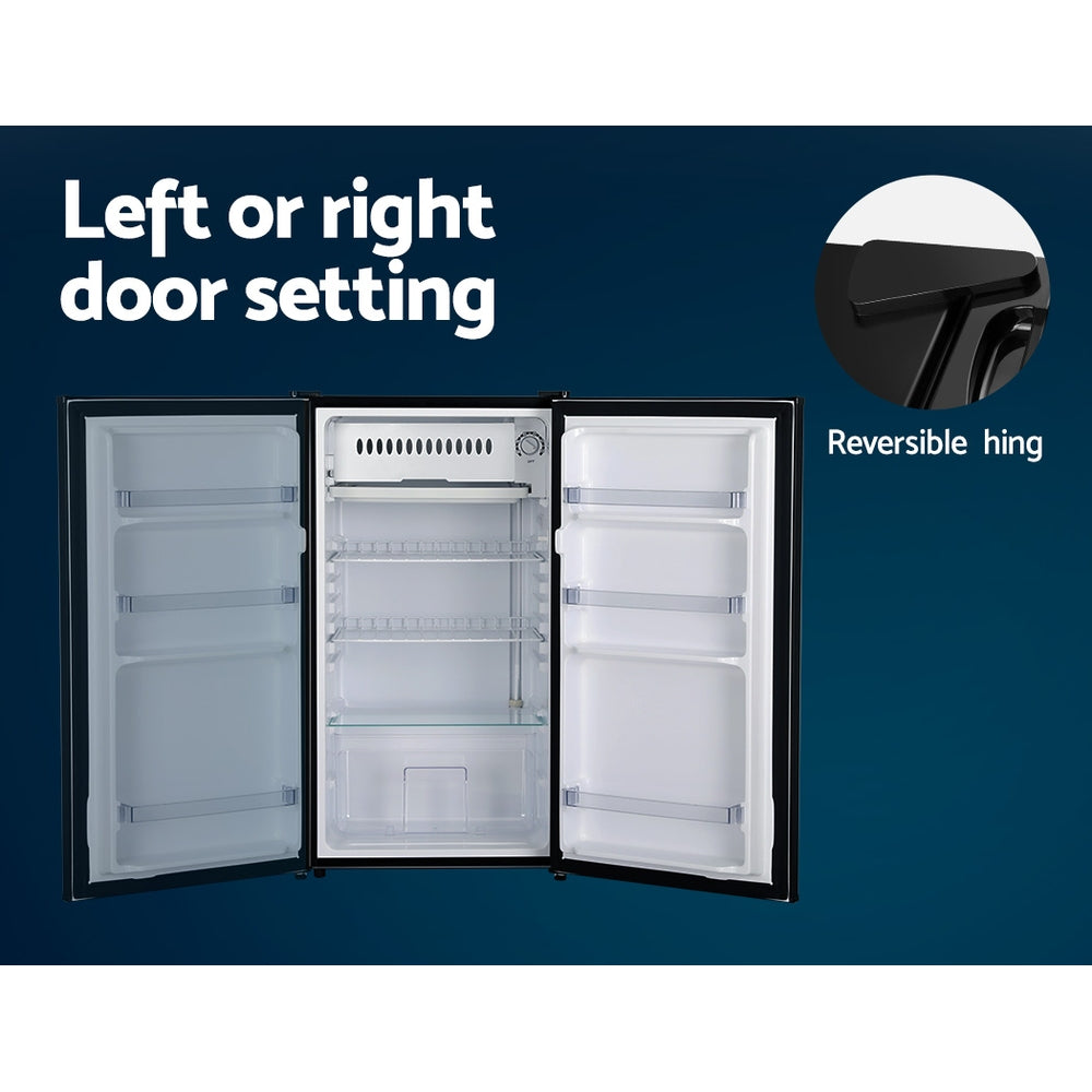 Devanti 95L Bar Fridge Black 5