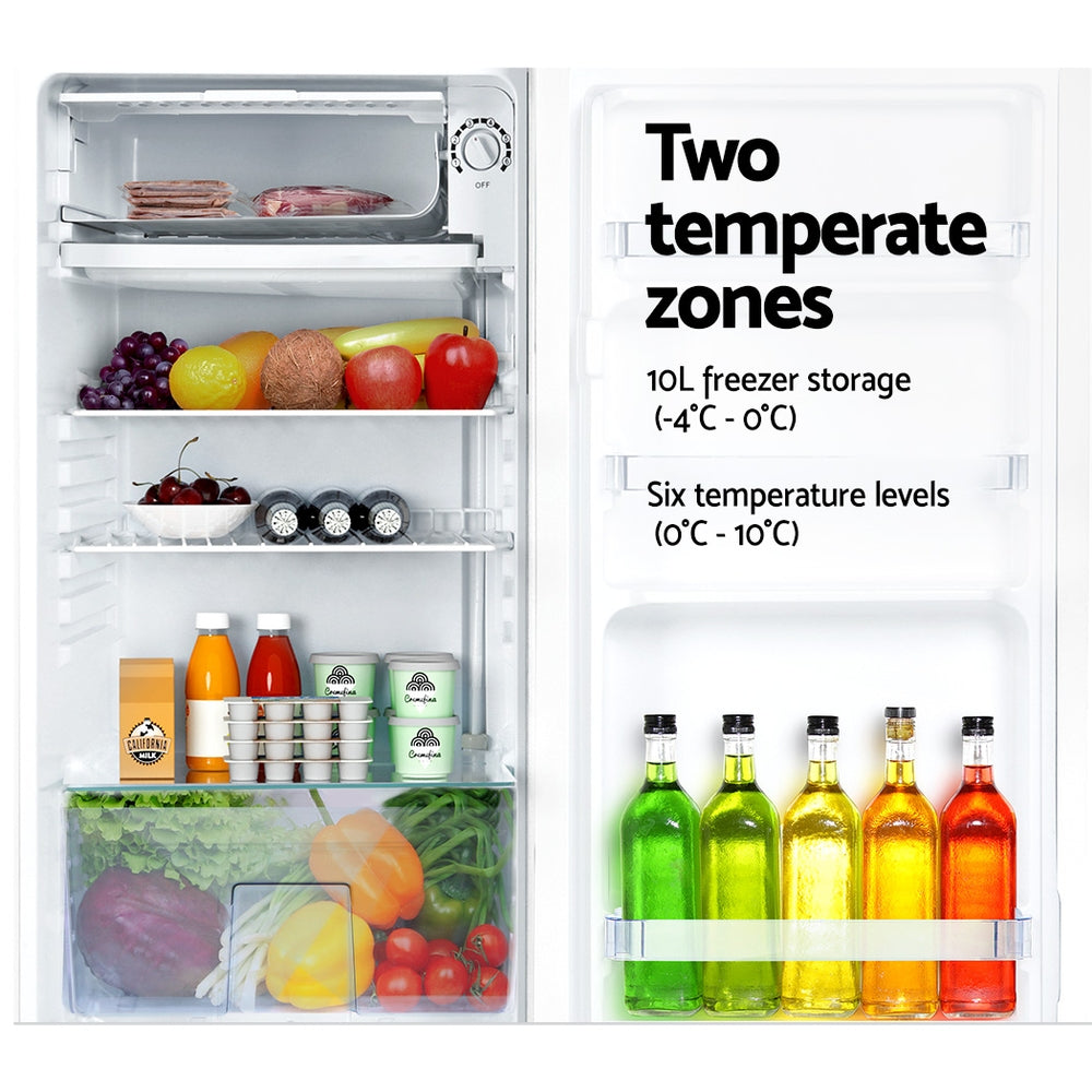 Devanti 95L Bar Fridge White 3