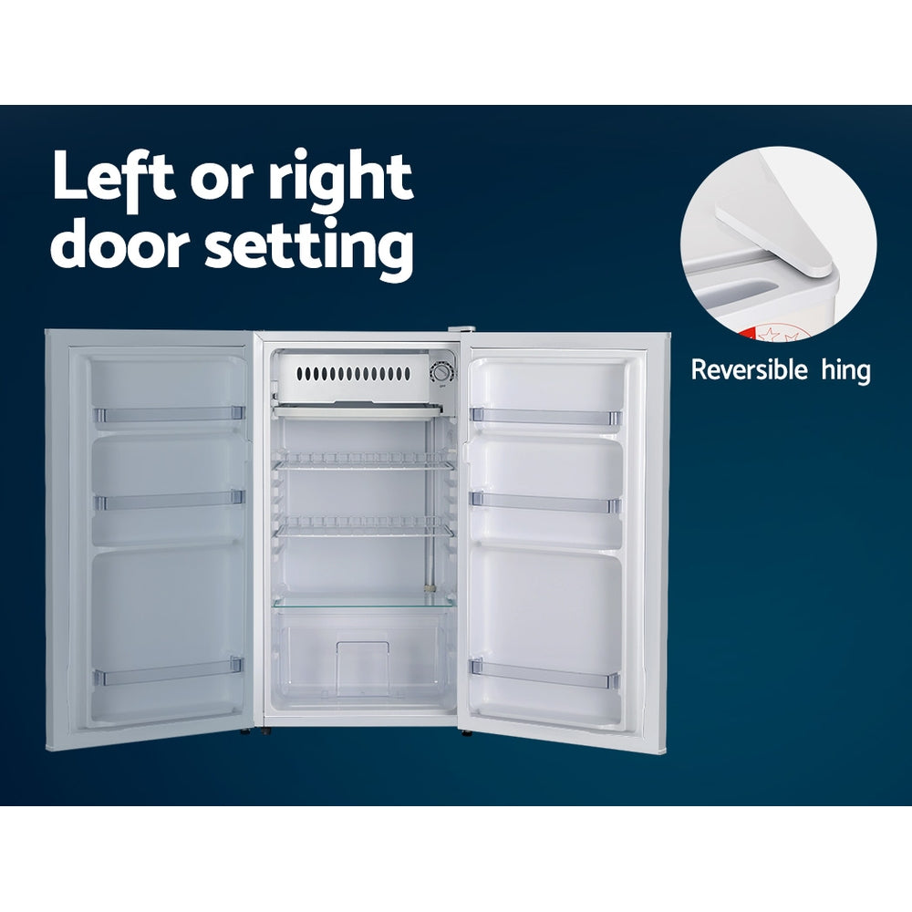 Devanti 95L Bar Fridge White 4