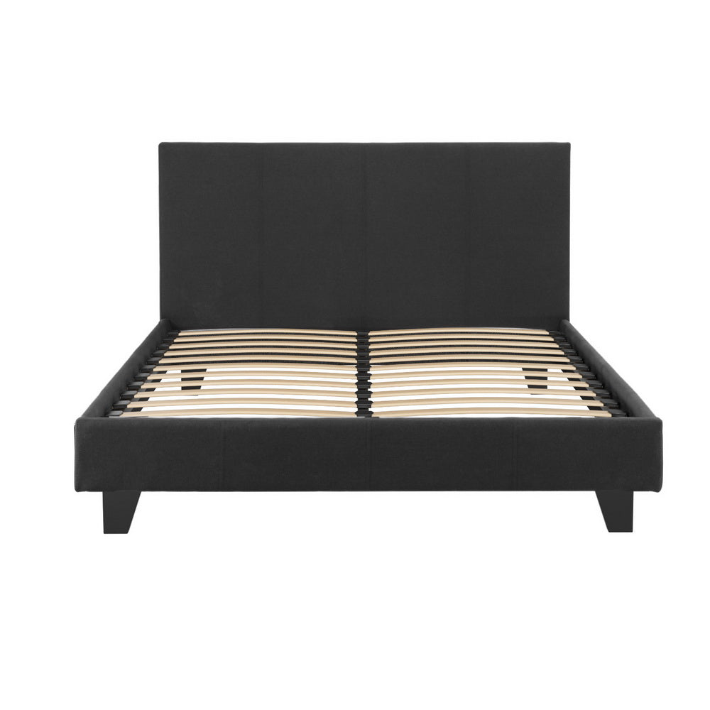 Artiss Bed Frame Double Size Charcoal NEO 7