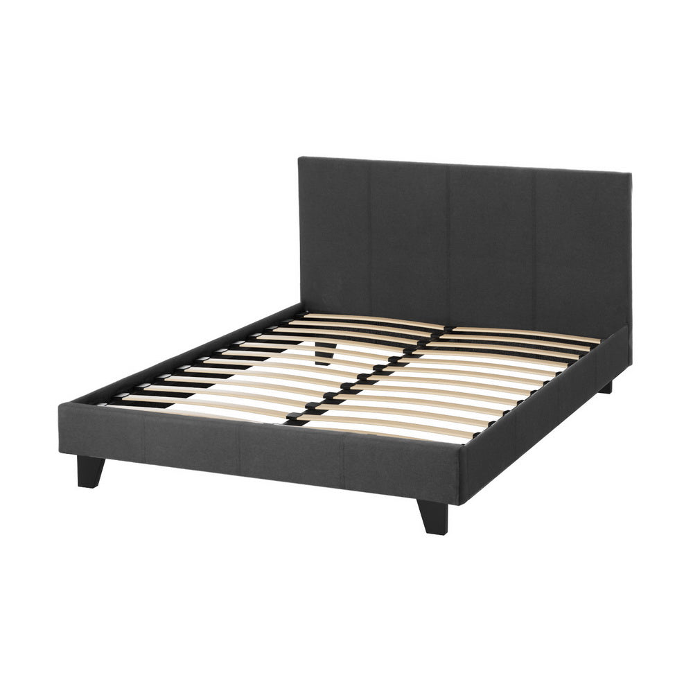 Artiss Bed Frame Double Size Charcoal NEO 3