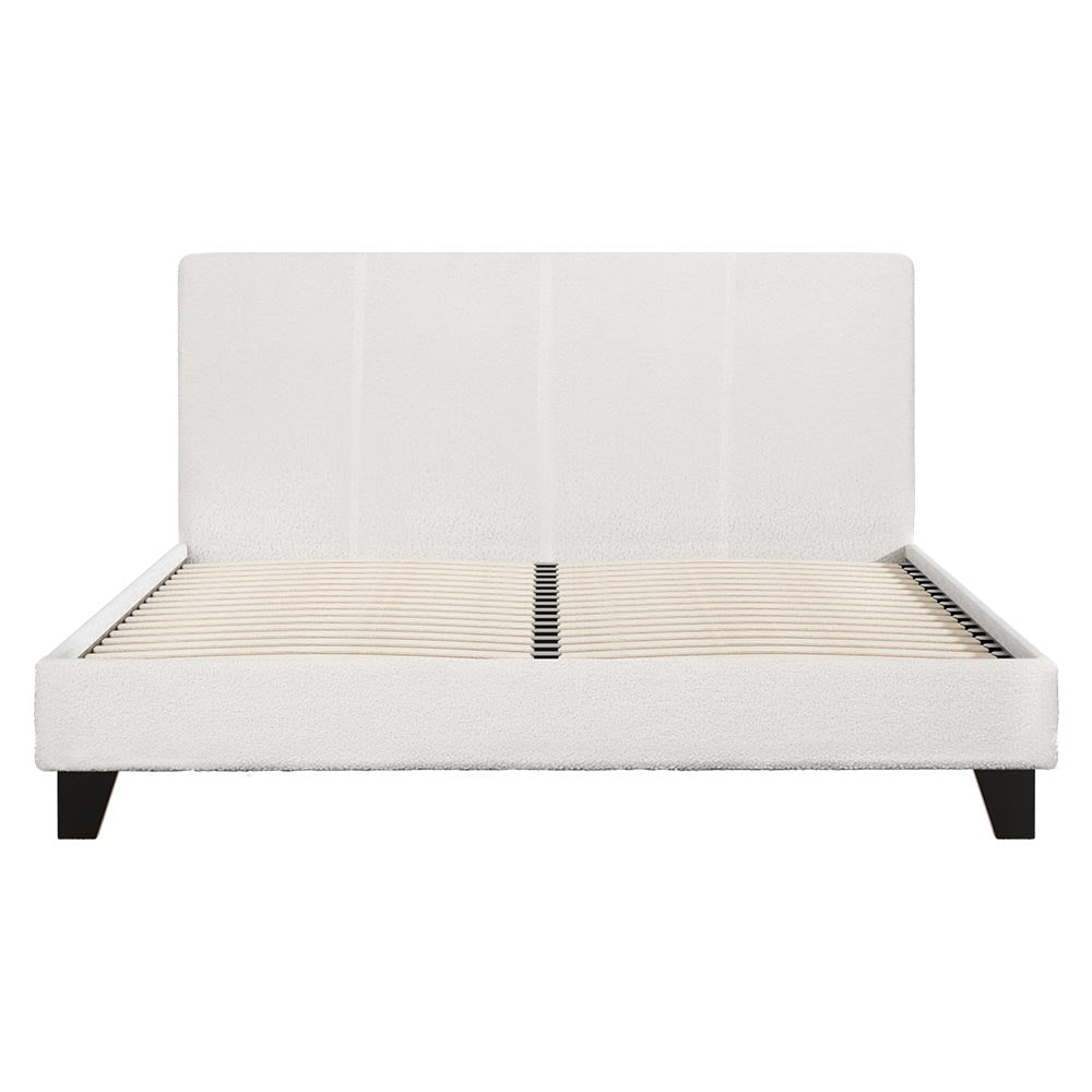 Artiss Bed Frame Queen Size Boucle NEO 3