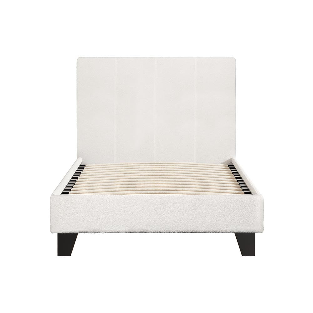 Artiss Bed Frame Single Size Boucle NEO 3