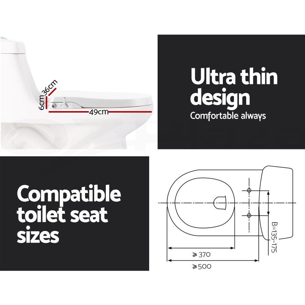 Cefito Non Electric Bidet Toilet Seat Cover Auto Smart Water Wash Dry 7