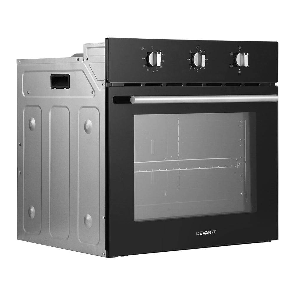 Devanti 60cm Electric Built In Wall Oven Stainless Steel 3