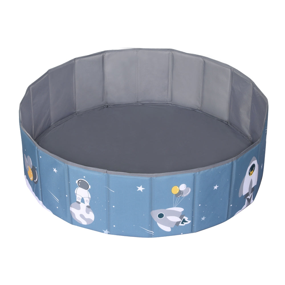 Keezi Kids Ball Pool Pit Toddler Play Foldable Child Playhouse Storage Bag Blue 3