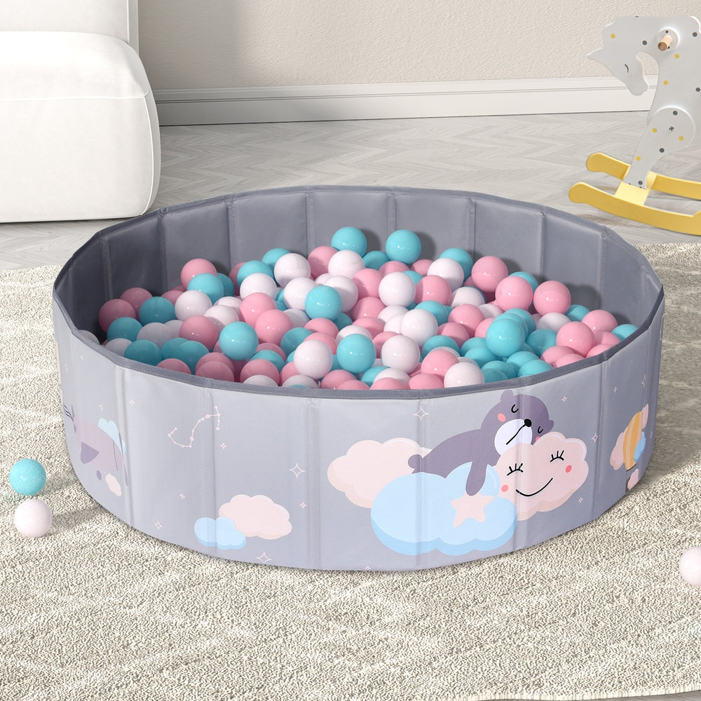 Keezi Kids Ball Pool Pit Toddler Ocean Play Foldable Child Playhouse Storage Bag 7