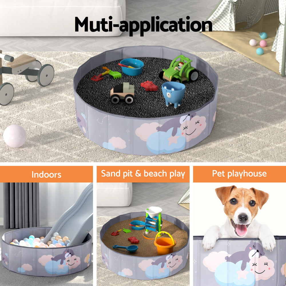 Keezi Kids Ball Pool Pit Toddler Ocean Play Foldable Child Playhouse Storage Bag 5