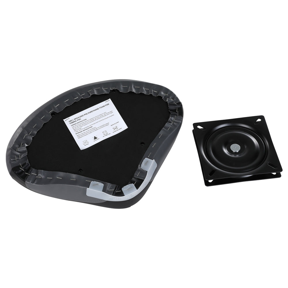 Seamanship Stand Up Lean Boat Seats Casting Fishing Seat Swivel 8cm Padding Grey 4