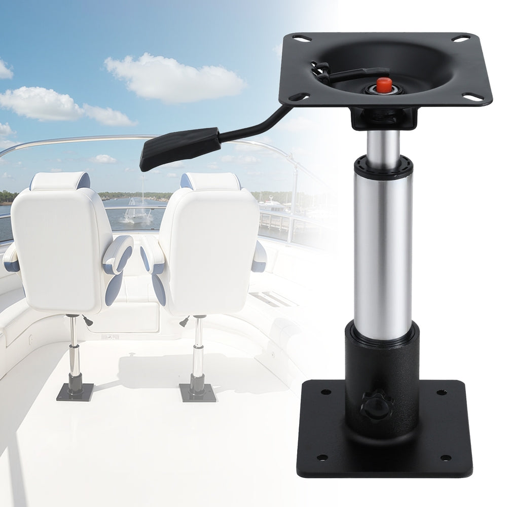 Seamanship Boat Seat Pedestal 34-46cm Adjustable Gas Lift 360 Degrees Swivel 7
