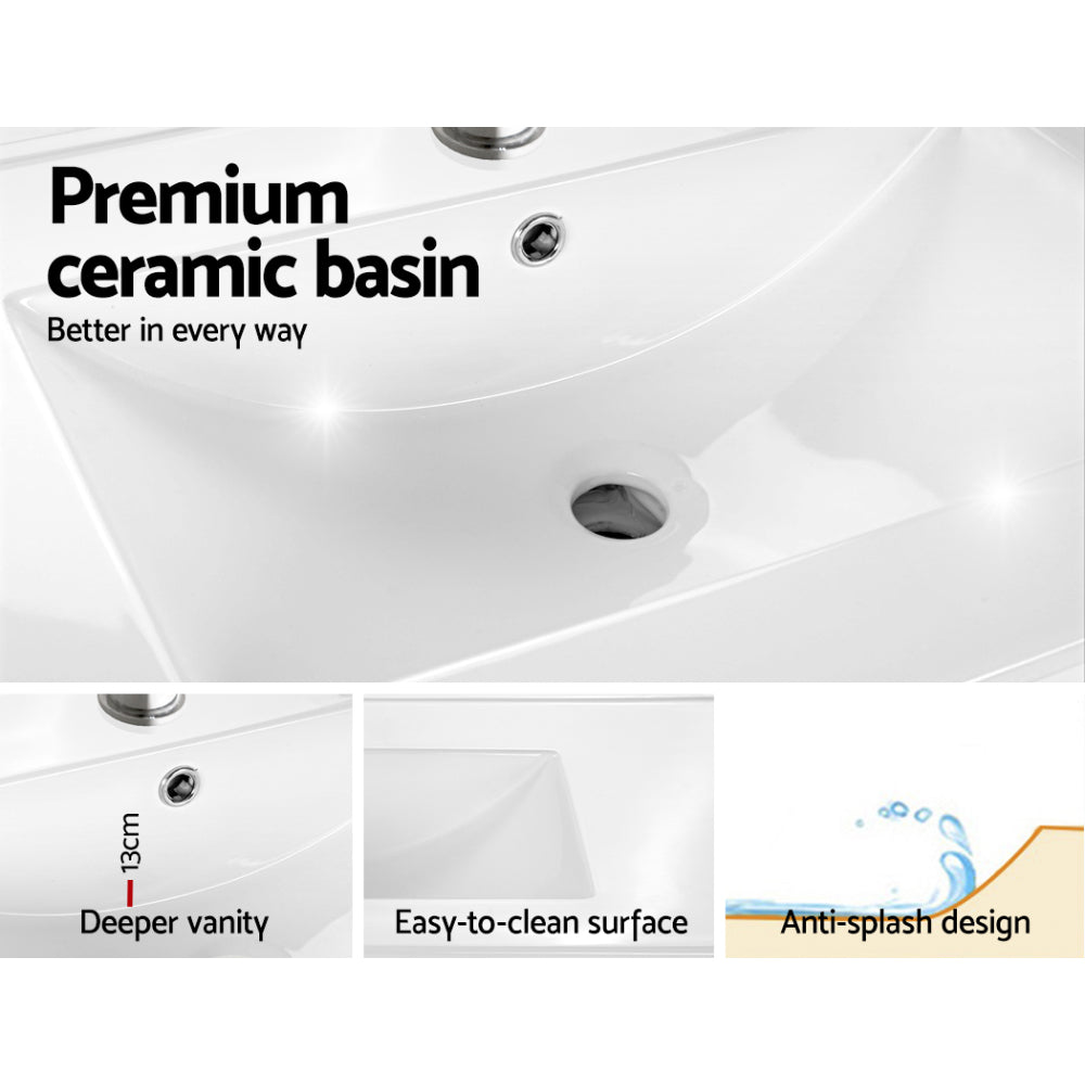 Cefito Vanity Unit 600mm with Basin Oak 8