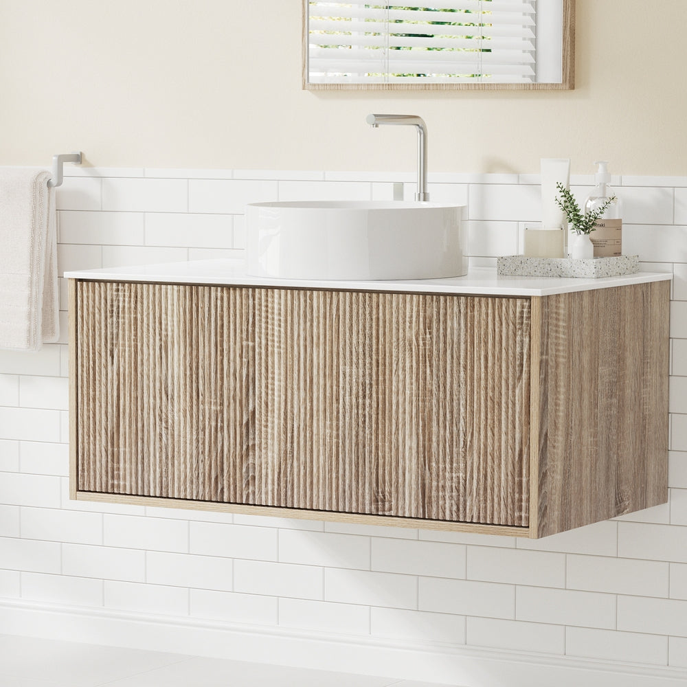 Cefito Vanity Unit 915mm with Basin Oak 7