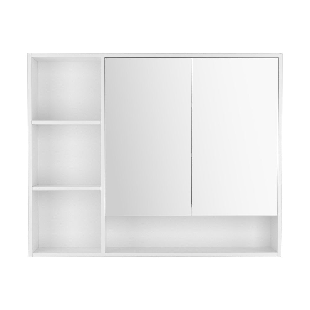 Cefito Bathroom Mirror Cabinet 100CM Vanity Medicine Wall Mounted Storage White 3