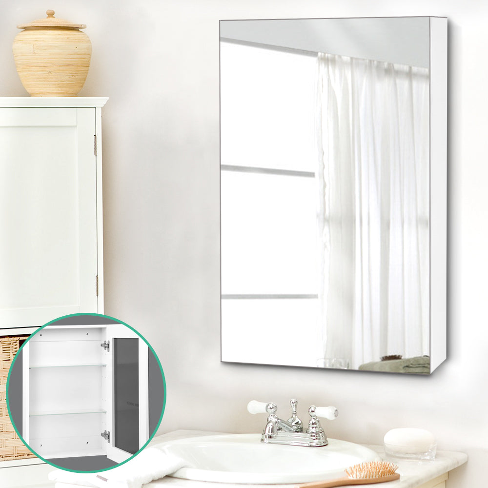 Cefito Bathroom Mirror Cabinet 450x720mm White 7