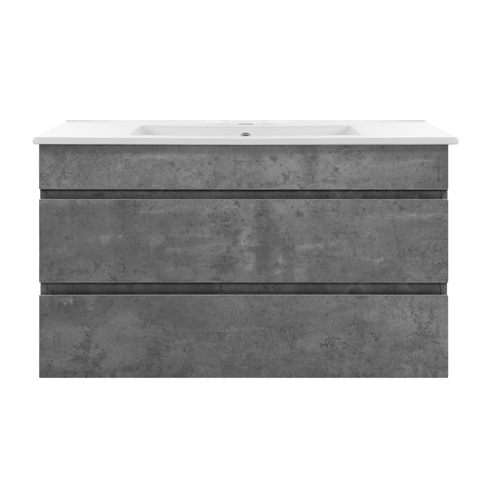 Cefito Vanity Unit 915mm with Basin Grey 5