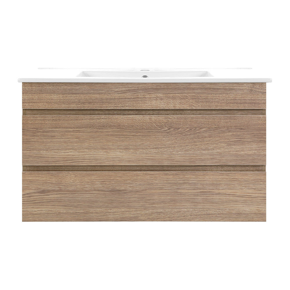 Cefito Vanity Unit 915mm with Basin Oak 5