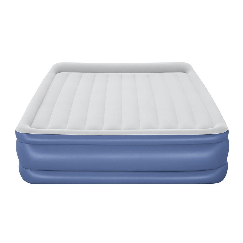 Bestway Air Mattress King Inflatable Bed 56cm Airbed Blue 3