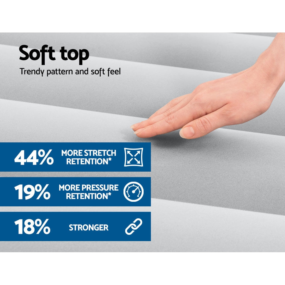 Bestway Air Mattress Queen Inflatable Bed 61cm Airbed Blue 6