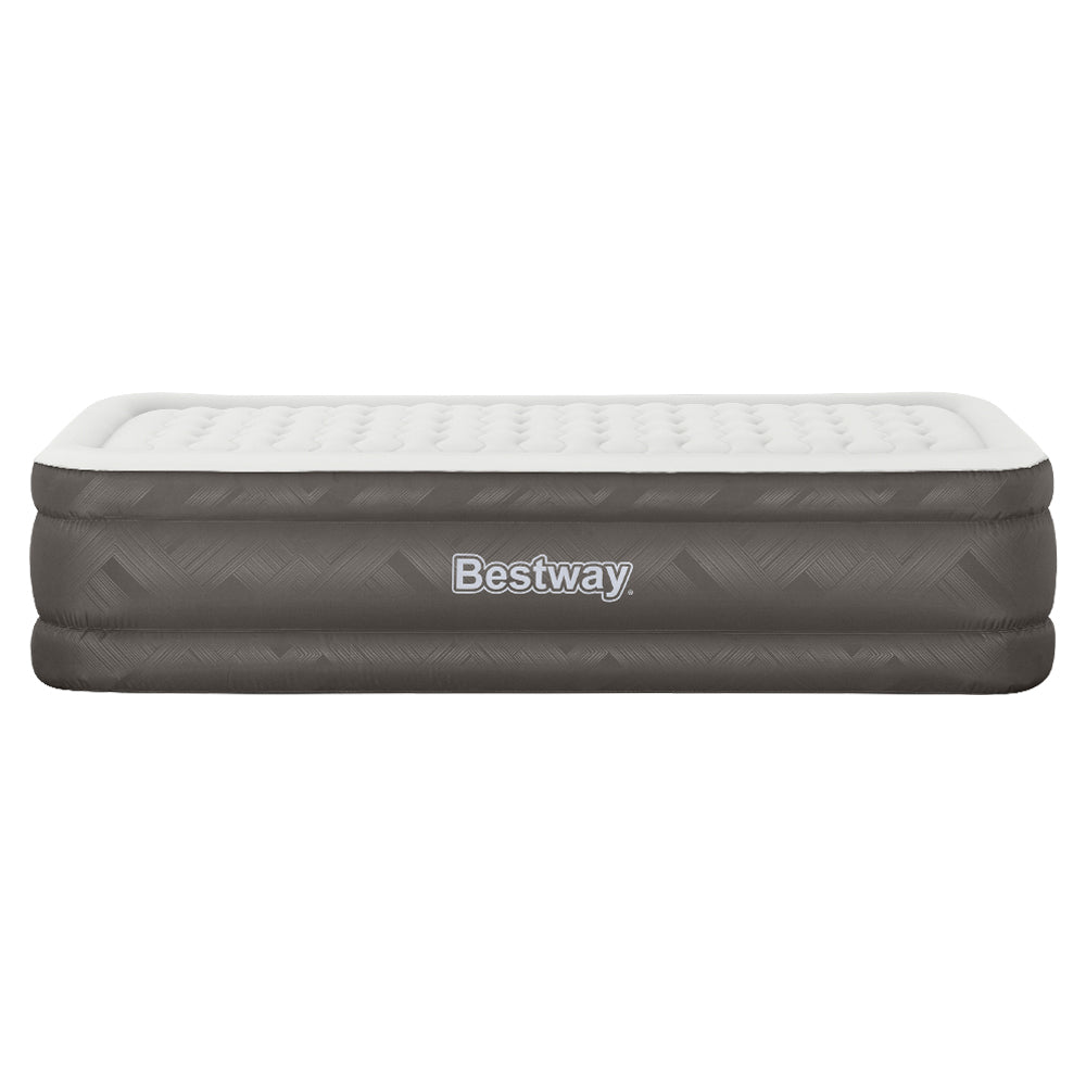 Bestway Air Mattress Single Inflatable Bed 46cm Airbed Grey 4