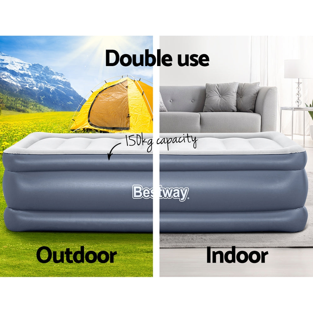 Bestway Mattress Air Bed Single Size 51CM Inflatable Camping Beds Home Outdoor 4