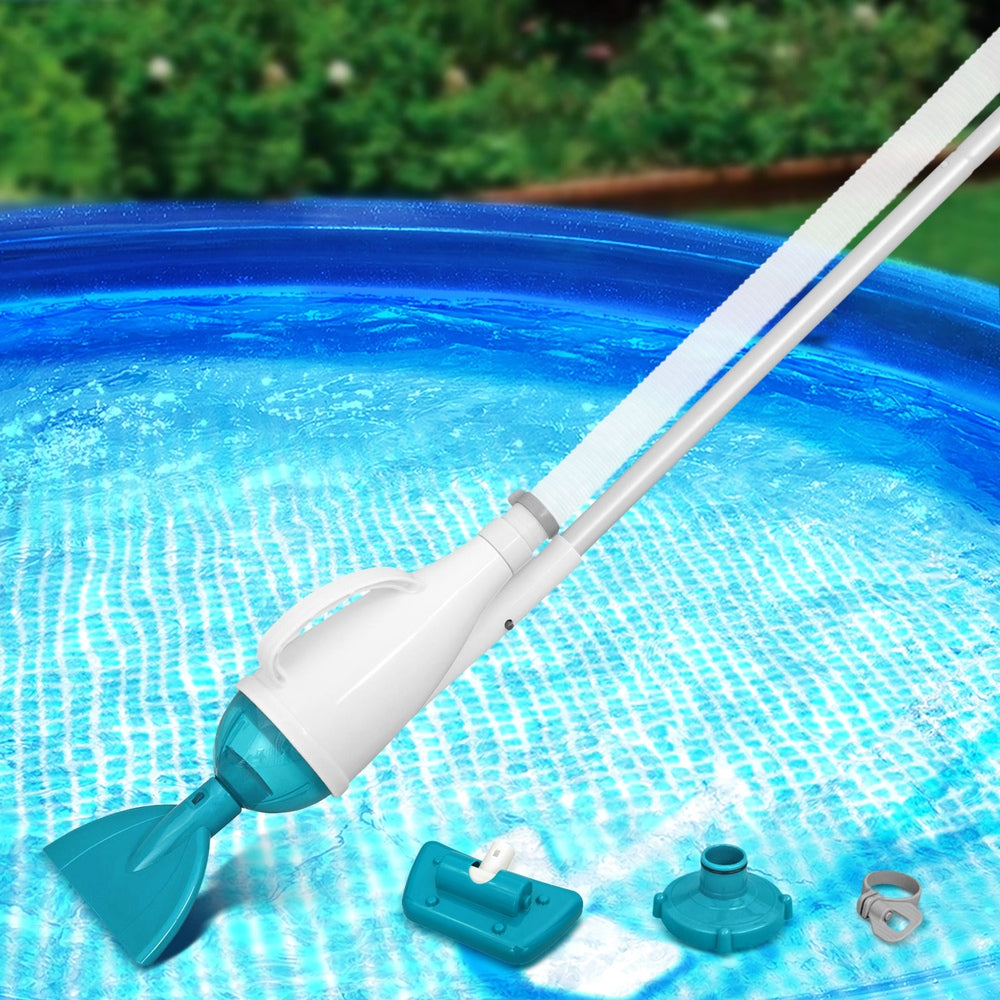 Bestway Pool Cleaner 2 Cleaning Heads Vacuum 6m Hose 1.9m Aluminium Pole 7