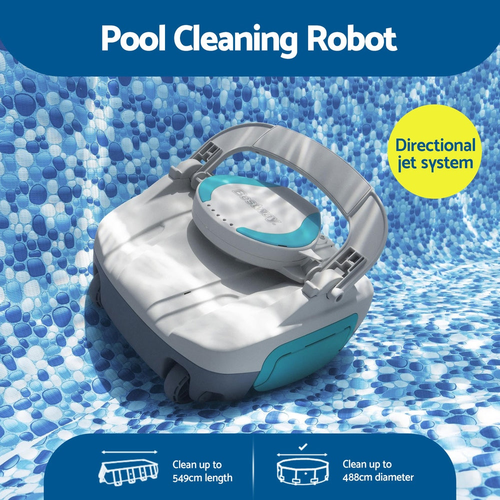Bestway Robotic Pool Cleaner Cordless Automatic Robot Clean Swimming Pools Floor 4