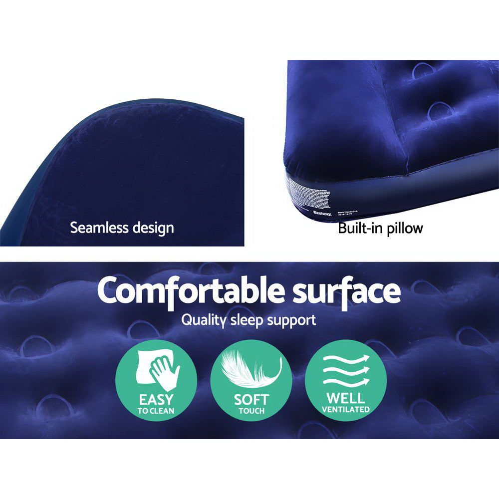 Bestway Single Size Inflatable Air Mattress - Navy 7