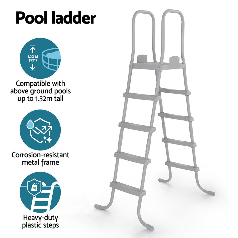 Bestway Above Ground Pool Ladder with Removable Steps 5