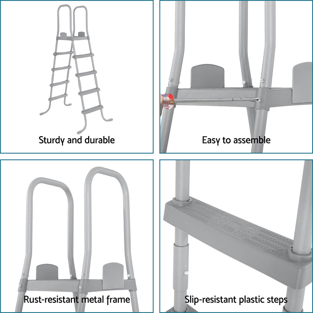 Bestway Above Ground Pool Ladder with Removable Steps 6