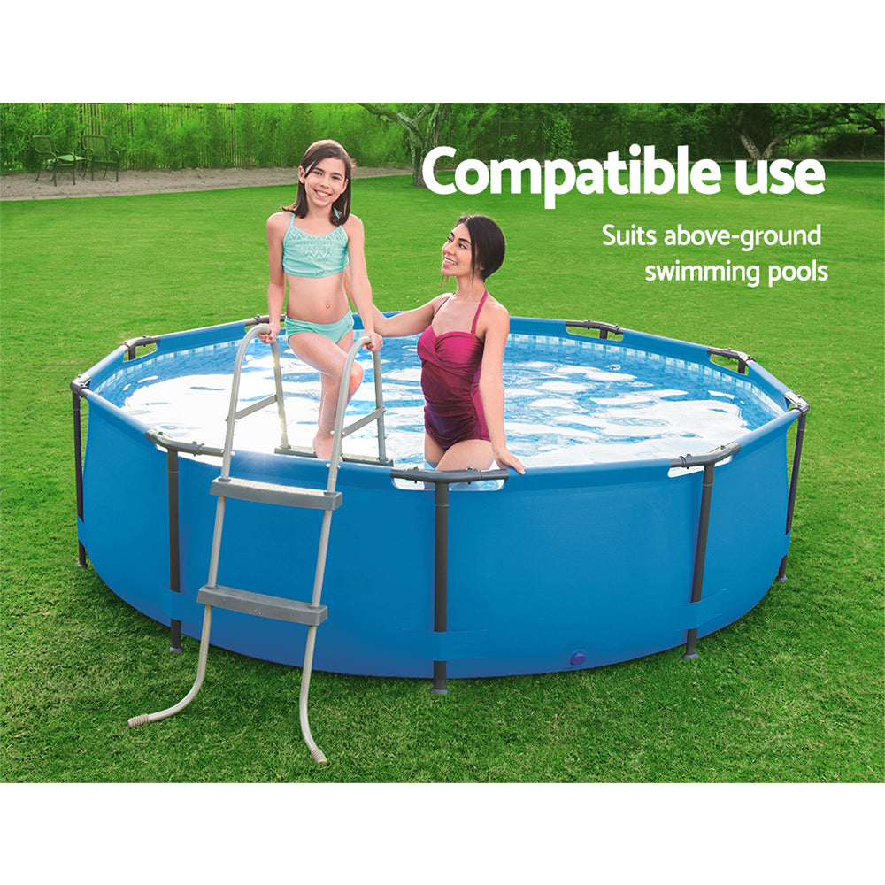 Bestway Pool Ladder 84cm 2 Step Above Ground Swimming Pools Removable Steps Stairs 5