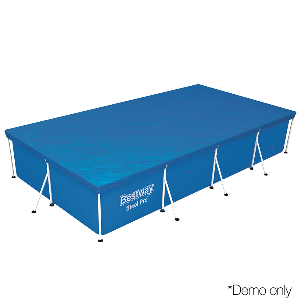 Bestway 58017 Pool Cover Fits 4x2.11m Above Ground Swimming Pool PE Blanket 7