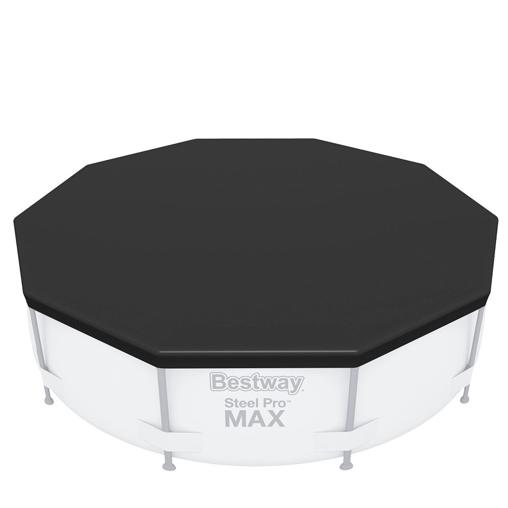 Bestway Pool Cover Fits 3.05m Round Above Ground Swimming Pool PVC Blanket 7