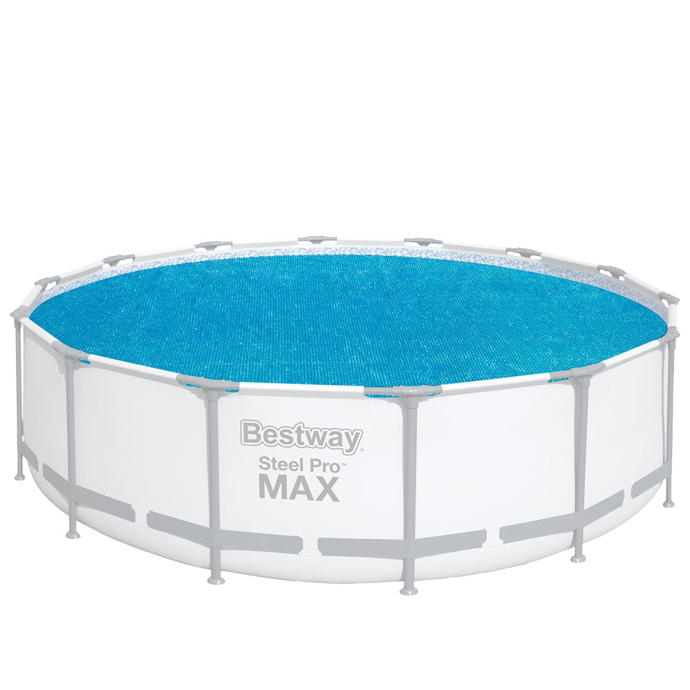 Bestway Pool Cover Solar Fits 4.17m Round Above Ground Swimming Pool Blanket 7
