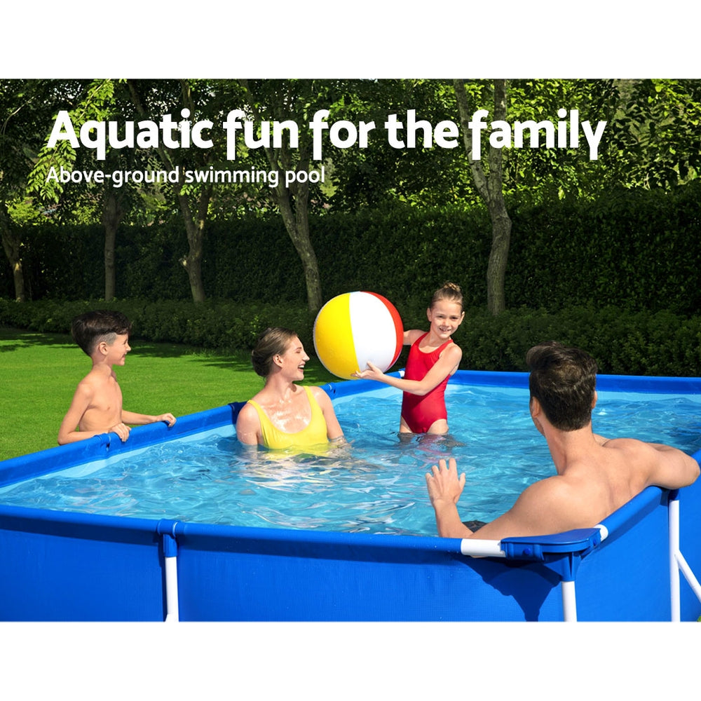 Bestway Swimming Pool 400x211x81cm Steel Frame Above Ground Pools 5700L 3
