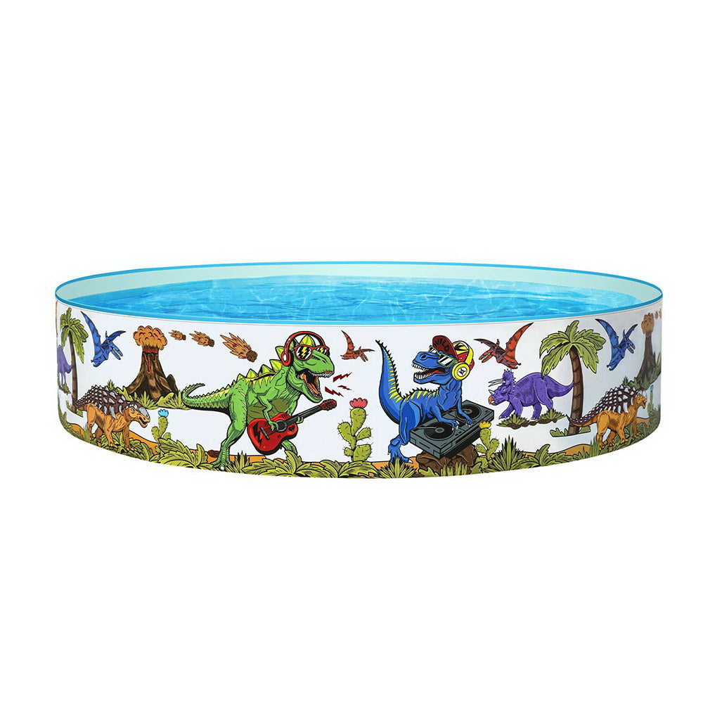 Bestway Kids Pool 183x38cm Round Above Ground Rigid Swimming Pools Dinosaur 946L 3