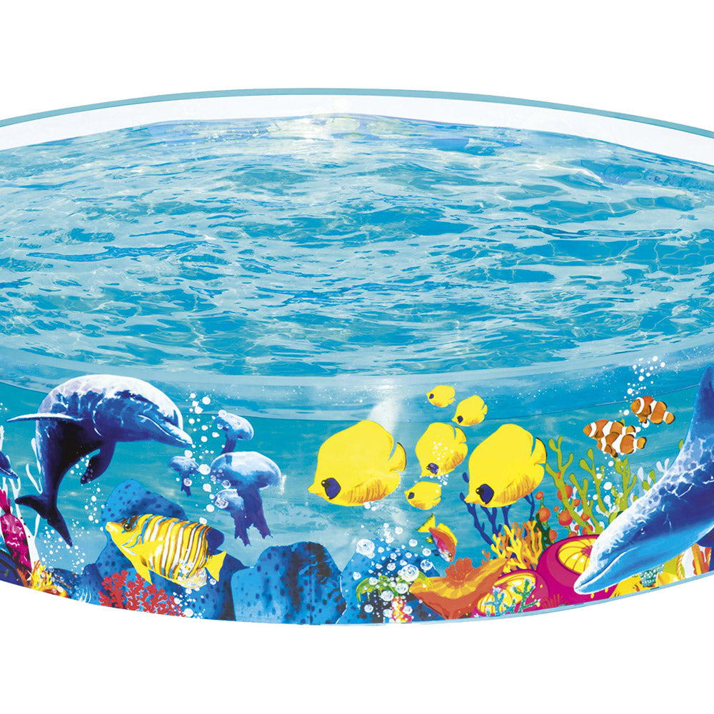 Bestway Kids Pool 183x38cm Round Above Ground Rigid Swimming Pools Undersea 946L 3