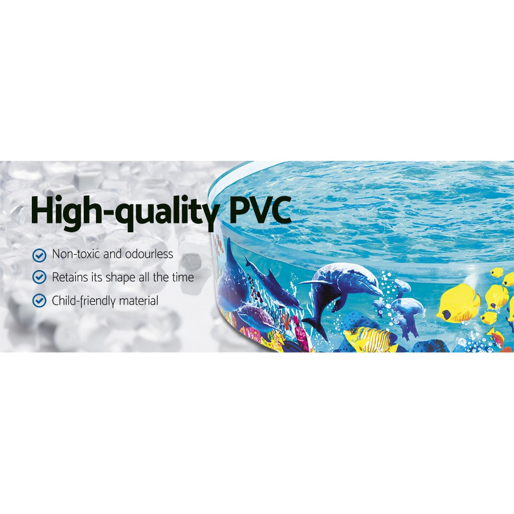 Bestway Kids Pool 183x38cm Round Above Ground Rigid Swimming Pools Undersea 946L 4