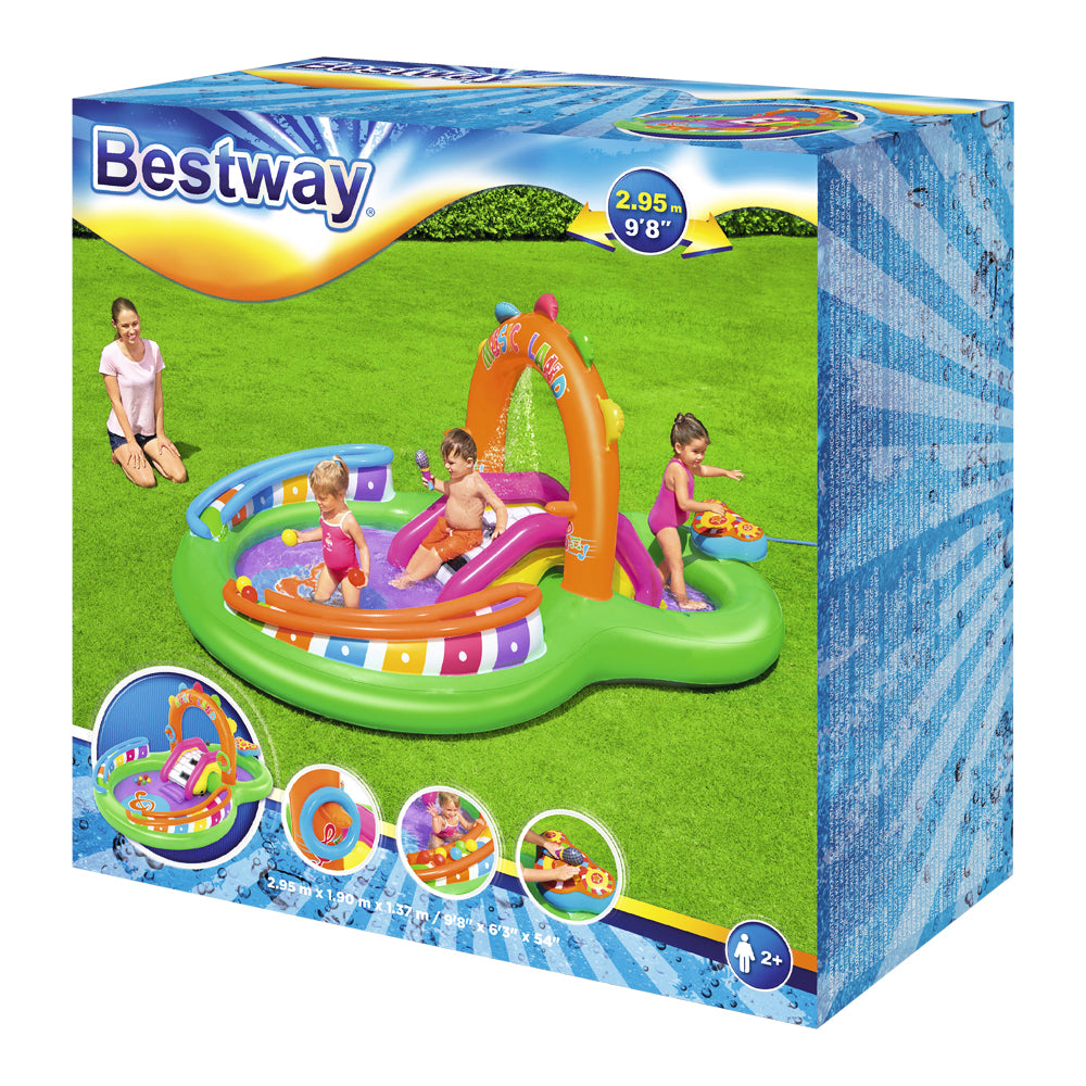 Bestway Kids Pool 295x190x137cm Inflatable Above Ground Swimming Play Pools 349L 6