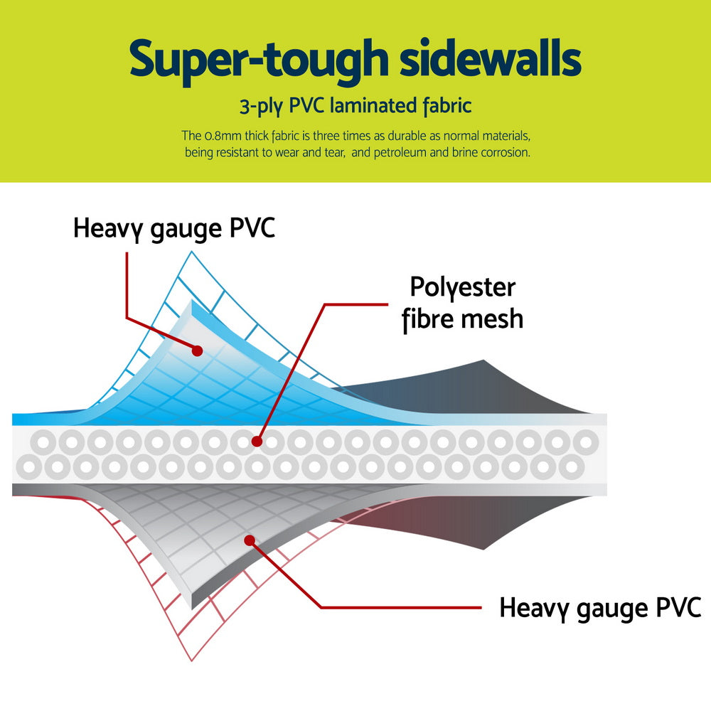 Bestway Swimming Pool 412x201x122cm Steel Frame Pool Set w/Pump Ladder 6