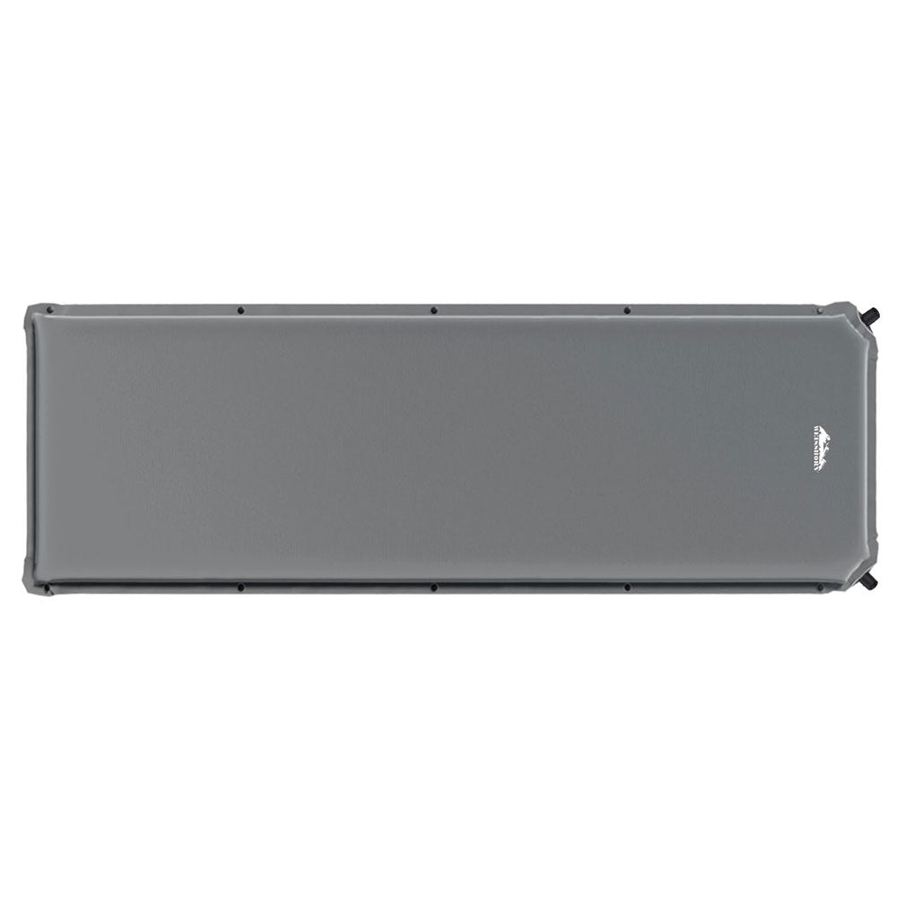 Weisshorn Self Inflating Mattress Camping Sleeping Mat Air Bed Pad Single Grey 3