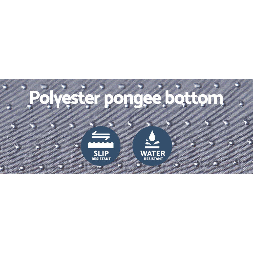 Weisshorn Self Inflating Mattress Camping Sleeping Mat Air Bed Pad Single Grey 6