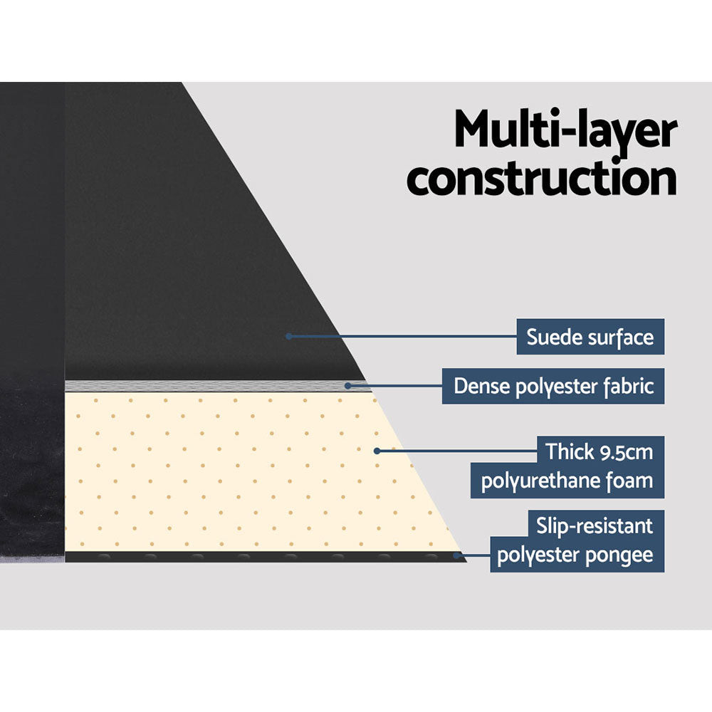 Weisshorn Self Inflating Mattress Camping Sleeping Mat Air Bed Pad Single Black 5