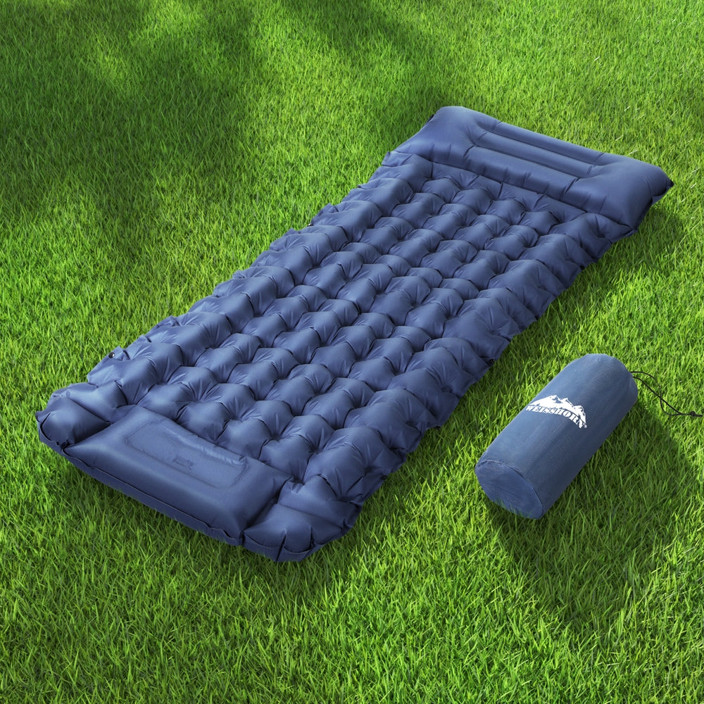 Weisshorn Self Inflating Mattress Camping Sleeping Mat Air Bed Single Pillow Bag 7