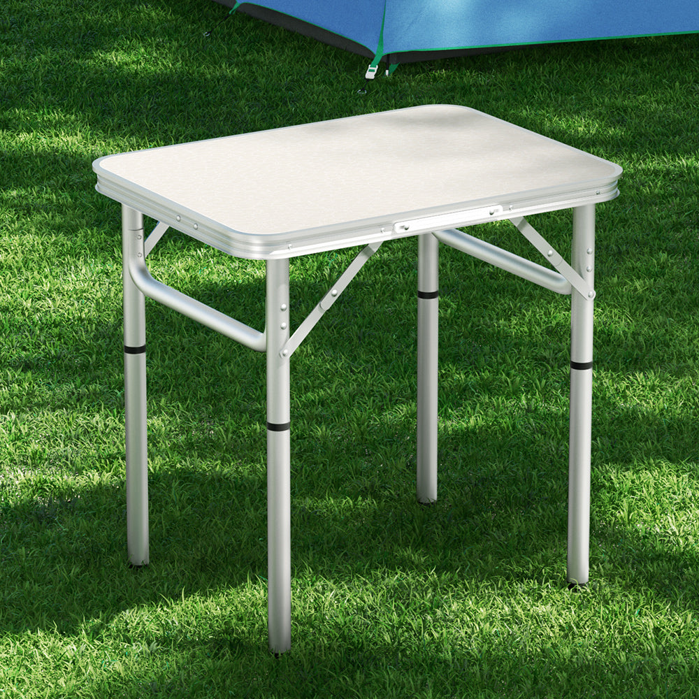 Weisshorn Folding Camping Table 60CM Adjustable Portable Outdoor Picnic Desk 8