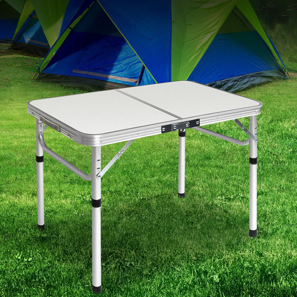 Weisshorn Folding Camping Table 90CM Adjustable Portable Outdoor Picnic Desk 8