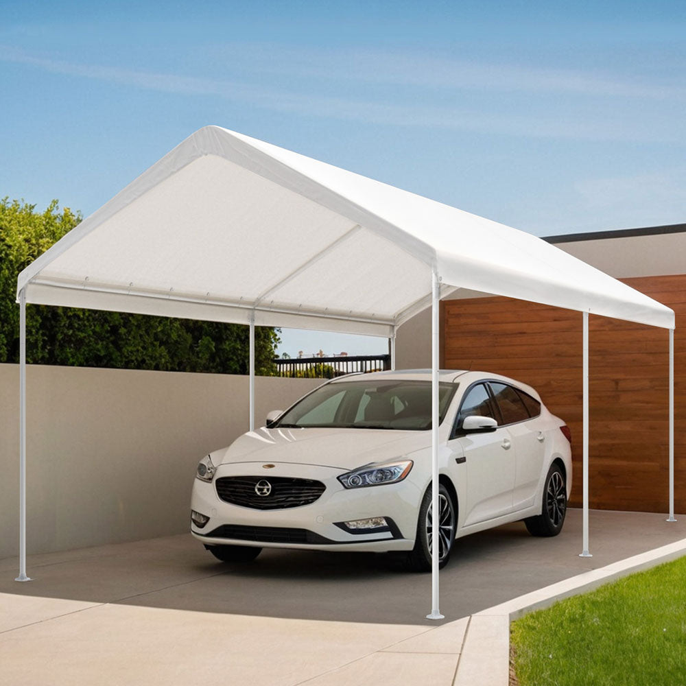 Instahut Carports 3x6m Carport Kits Steel Shelter Gazebo Canopy Garage Portable Garden Shed 7