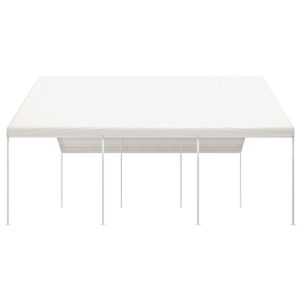 Instahut Carports 6x6m Carport Kits Steel Shelter Gazebo Canopy Garage Portable Garden Shed 3